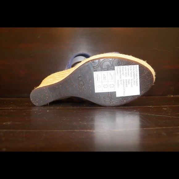 💙Brand New Women’s UGG Lauri Wedge Night Blue 💙 - Picture 6 of 6